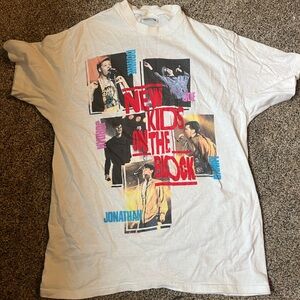 1989 New Kids on the Block Hangin’ Tough legit concert t-shirt